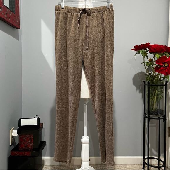 NEW Natori x Nordstrom Loose Fit Knit Drawstring Lounge Pants Beach Sand M NWOT - Picture 1 of 13